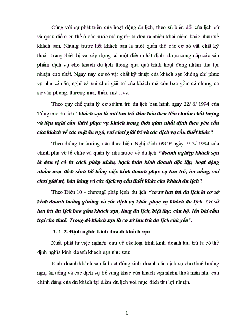 image for page Một số kiến nghị nhằm hoàn thiện chất lượng phục vụ trong kinh doanh của lưu trú tại công ty Khách Sạn Du Lich Kim Liên 1