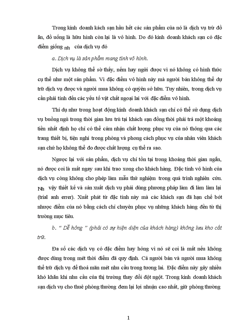 image for page Một số kiến nghị nhằm hoàn thiện chất lượng phục vụ trong kinh doanh của lưu trú tại công ty Khách Sạn Du Lich Kim Liên 1