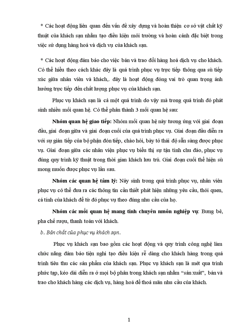 image for page Một số kiến nghị nhằm hoàn thiện chất lượng phục vụ trong kinh doanh của lưu trú tại công ty Khách Sạn Du Lich Kim Liên 1