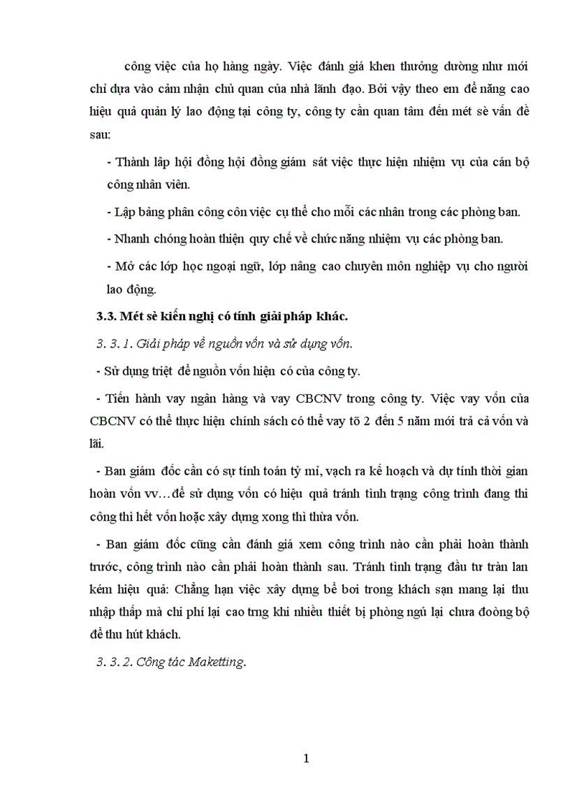image for page Một số kiến nghị nhằm hoàn thiện chất lượng phục vụ trong kinh doanh của lưu trú tại công ty Khách Sạn Du Lich Kim Liên 1