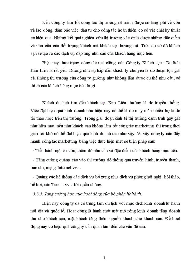 image for page Một số kiến nghị nhằm hoàn thiện chất lượng phục vụ trong kinh doanh của lưu trú tại công ty Khách Sạn Du Lich Kim Liên 1