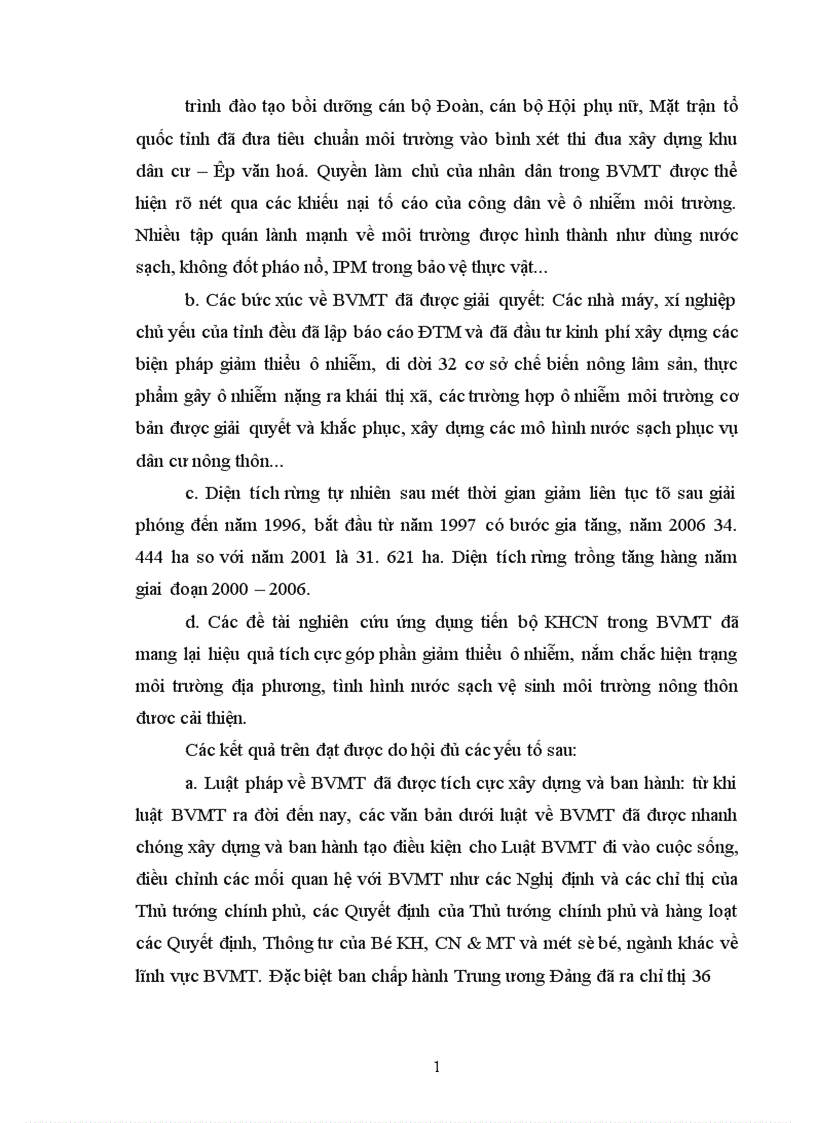 image for page Thực trạng môi trường và quản lý nhà nước về bảo vệ môi trường tại tỉnh ATAPƯ