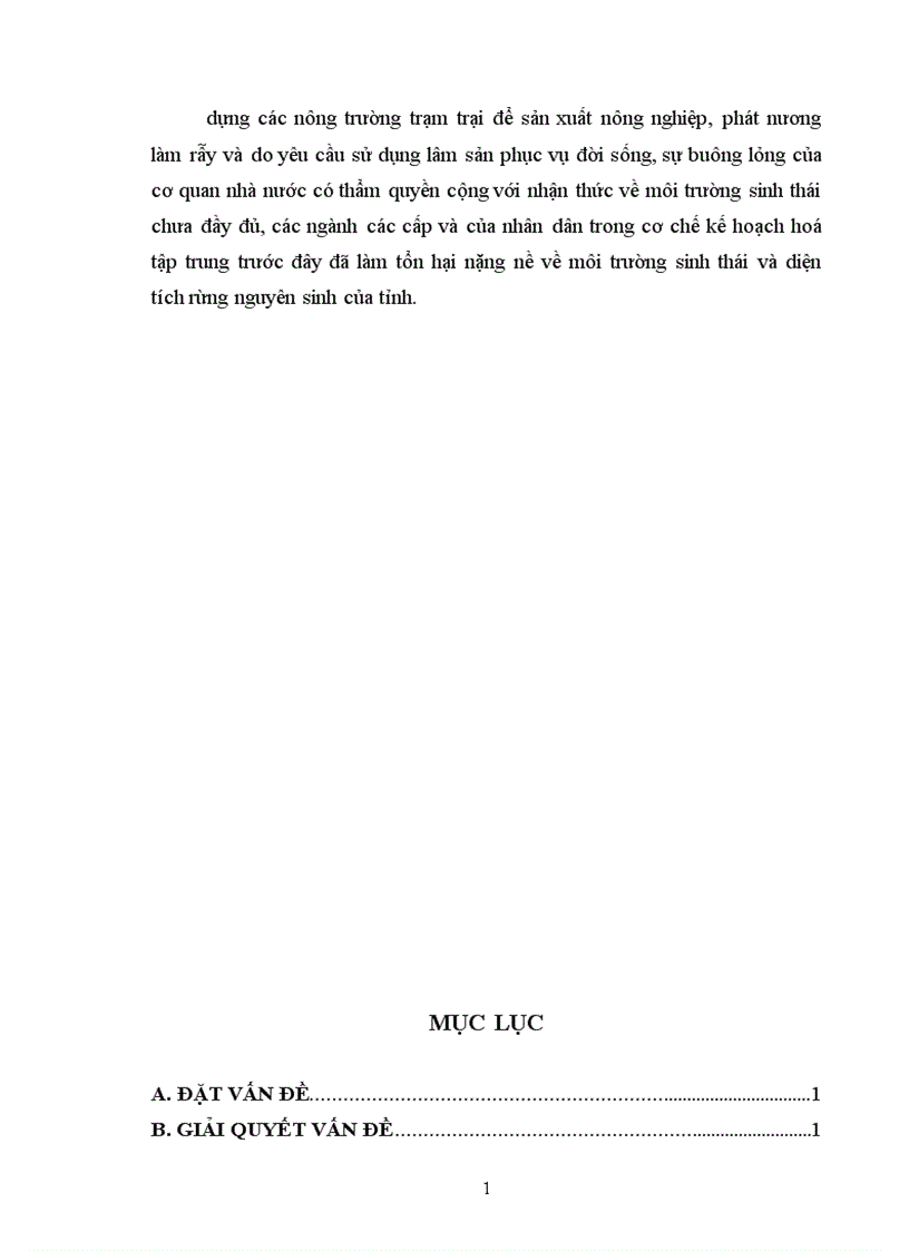 image for page Thực trạng môi trường và quản lý nhà nước về bảo vệ môi trường tại tỉnh ATAPƯ