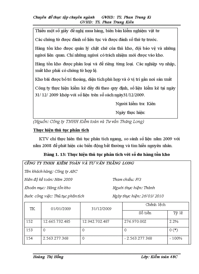 image for page Kiểm toán hàng tồn kho trong quy trình kiểm toán báo cáo tài chính do Công ty TNHH Kiểm toán và Tư vấn Thăng Long thực hiện 1