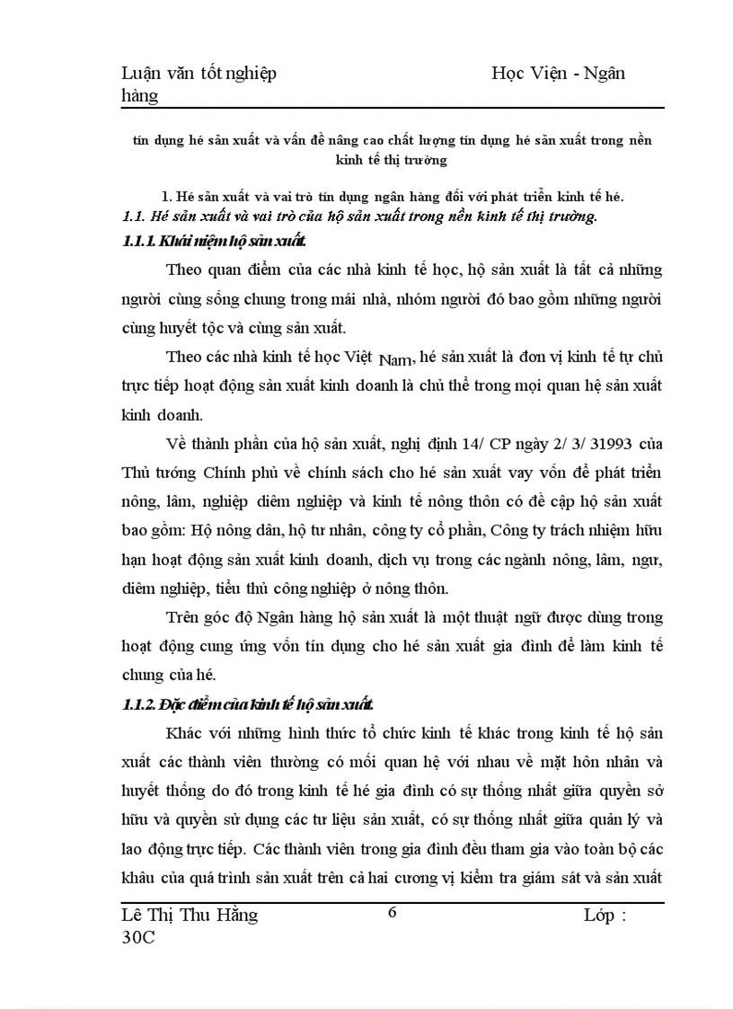 image for page Biện pháp mở rộng và nâng cao hiệu quả cho vay hộ sản xuất ở NHNo PTNT Huyện Mộc Châu 1