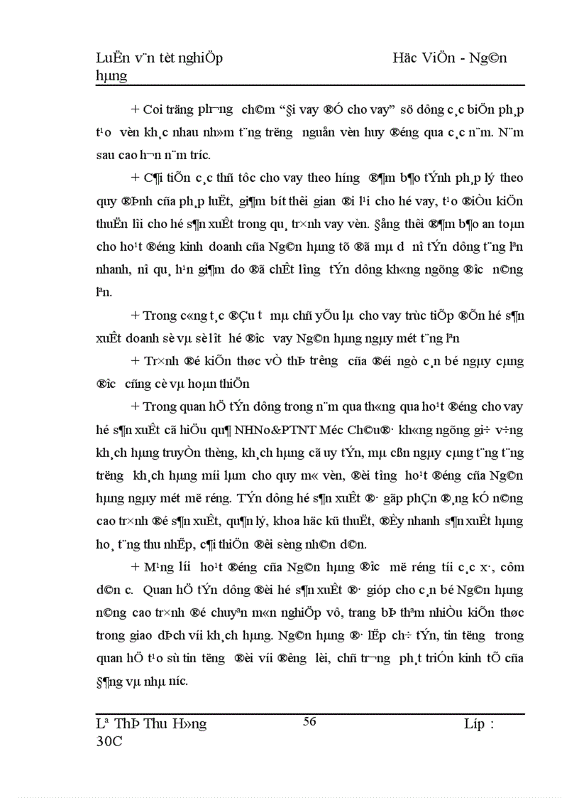 image for page Biện pháp mở rộng và nâng cao hiệu quả cho vay hộ sản xuất ở NHNo PTNT Huyện Mộc Châu 1