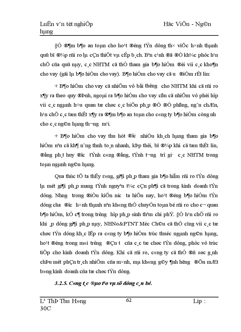image for page Biện pháp mở rộng và nâng cao hiệu quả cho vay hộ sản xuất ở NHNo PTNT Huyện Mộc Châu 1