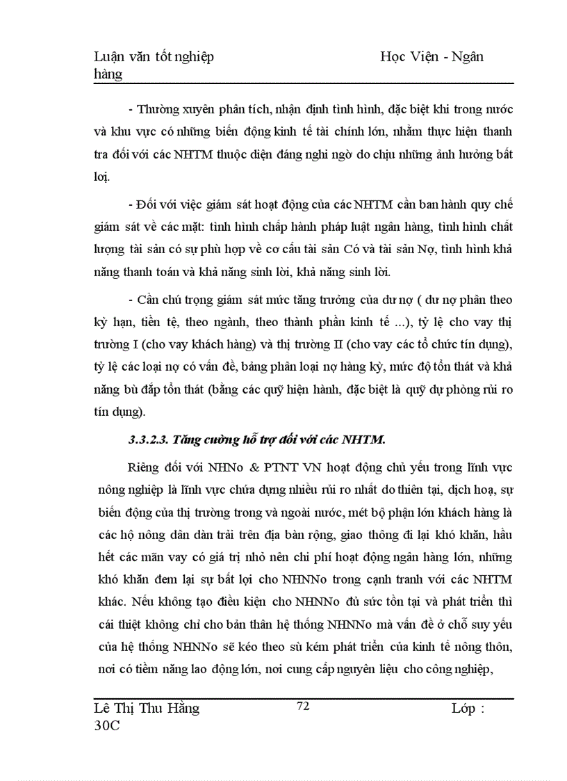 image for page Biện pháp mở rộng và nâng cao hiệu quả cho vay hộ sản xuất ở NHNo PTNT Huyện Mộc Châu 1