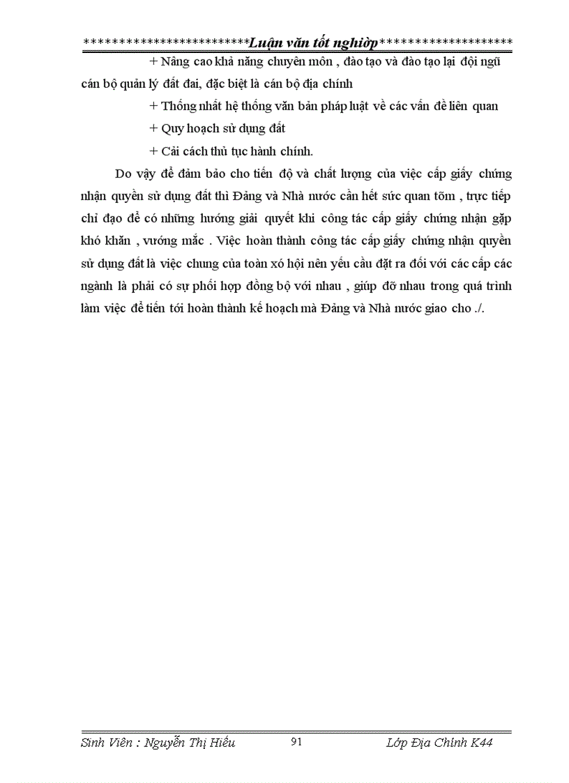 image for page Nghiên cứu thực trạng và đề xuất một số giải pháp cho công tác cấp GCNQSDĐ ở trên địa bàn phường Vĩnh Hưng Quận Hoàng Mai Thành phố Hà Nội