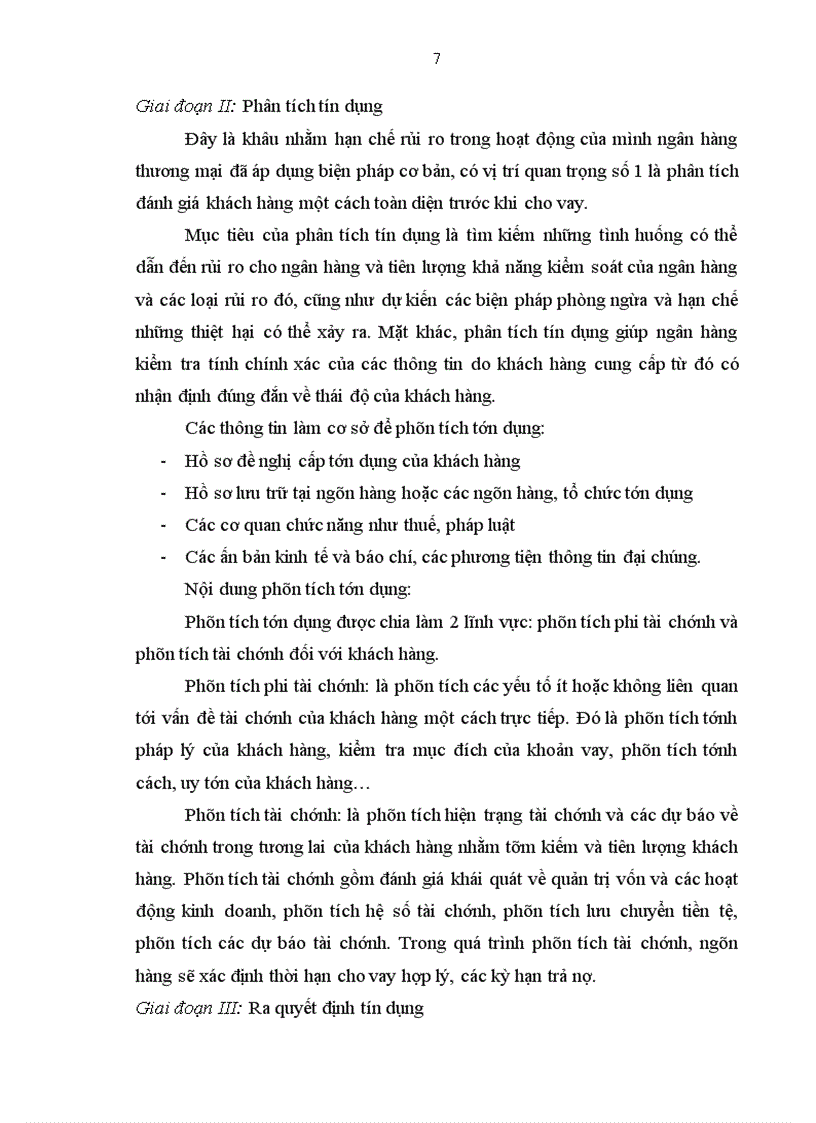 image for page Hoàn thiện công tác phân tích tài chính doanh nghiệp phục vụ hoạt động tín dụng tại Sở giao dịch I Ngân hàng Công thương