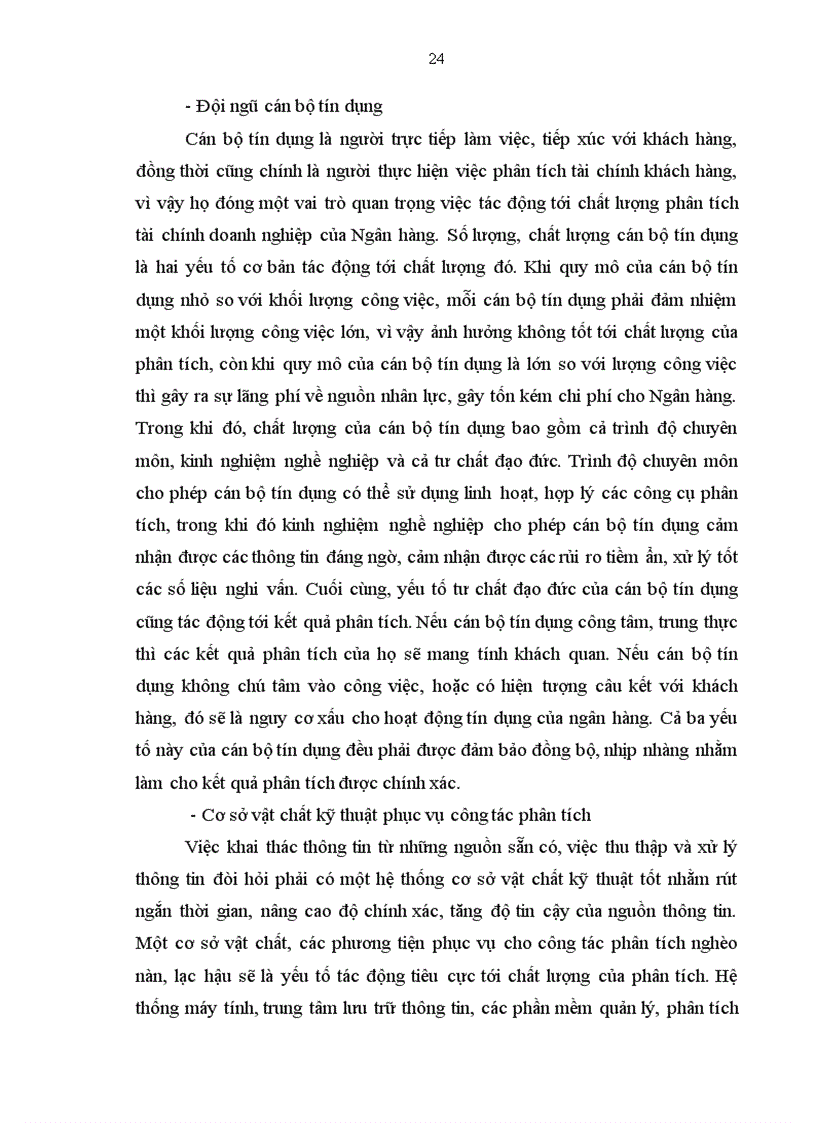 image for page Hoàn thiện công tác phân tích tài chính doanh nghiệp phục vụ hoạt động tín dụng tại Sở giao dịch I Ngân hàng Công thương