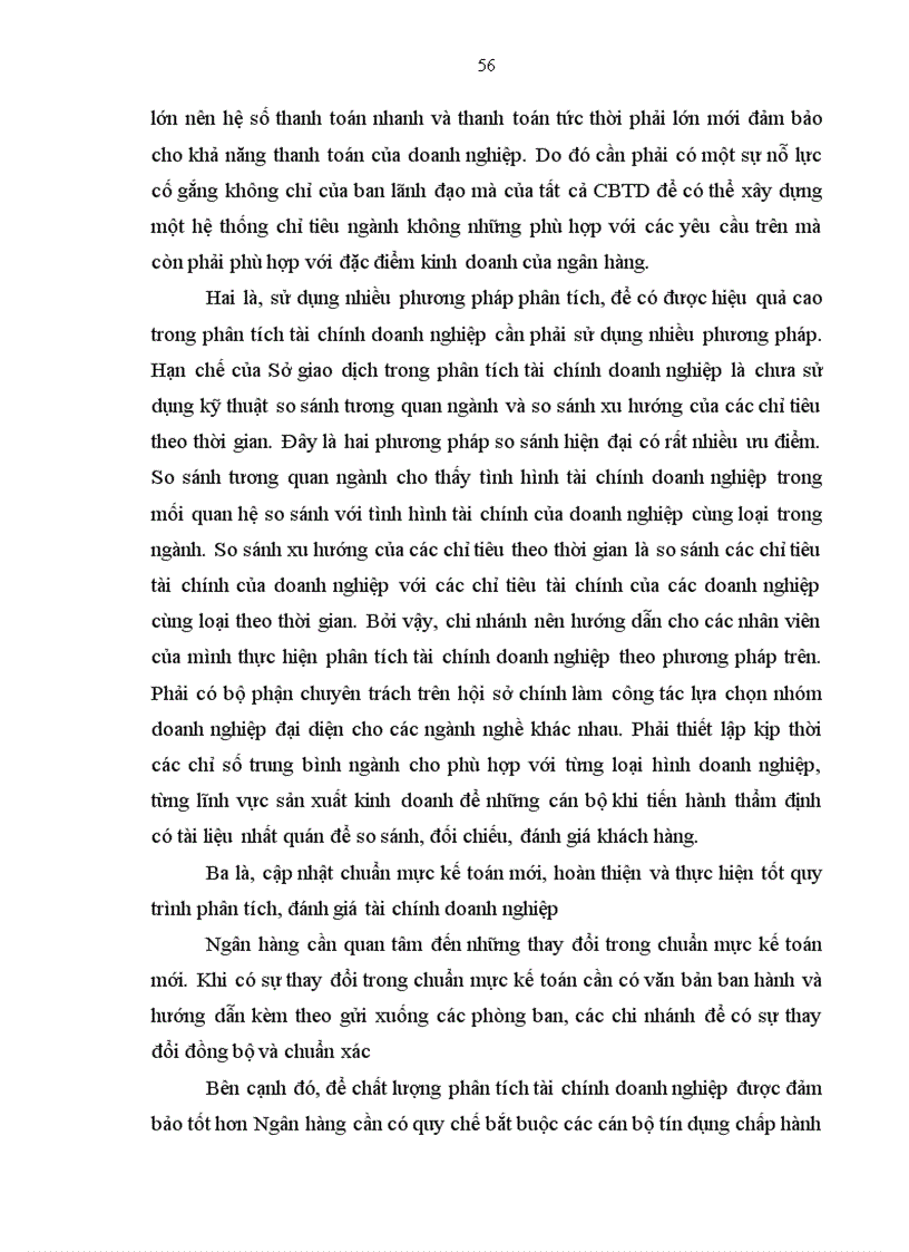 image for page Hoàn thiện công tác phân tích tài chính doanh nghiệp phục vụ hoạt động tín dụng tại Sở giao dịch I Ngân hàng Công thương