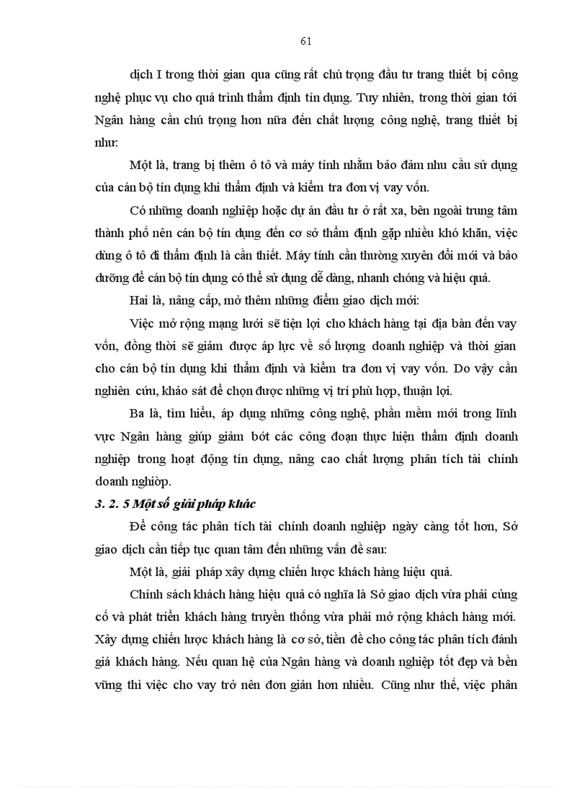 image for page Hoàn thiện công tác phân tích tài chính doanh nghiệp phục vụ hoạt động tín dụng tại Sở giao dịch I Ngân hàng Công thương