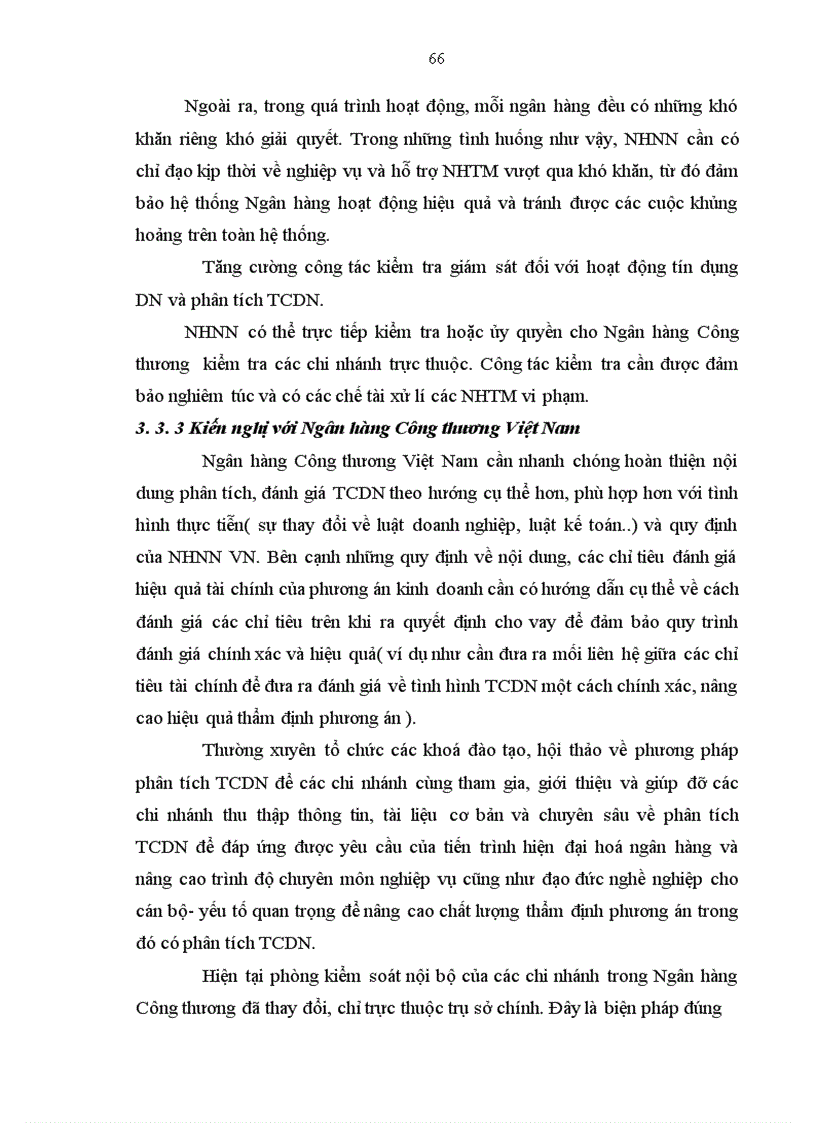 image for page Hoàn thiện công tác phân tích tài chính doanh nghiệp phục vụ hoạt động tín dụng tại Sở giao dịch I Ngân hàng Công thương