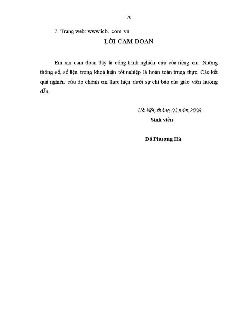 image for page Hoàn thiện công tác phân tích tài chính doanh nghiệp phục vụ hoạt động tín dụng tại Sở giao dịch I Ngân hàng Công thương