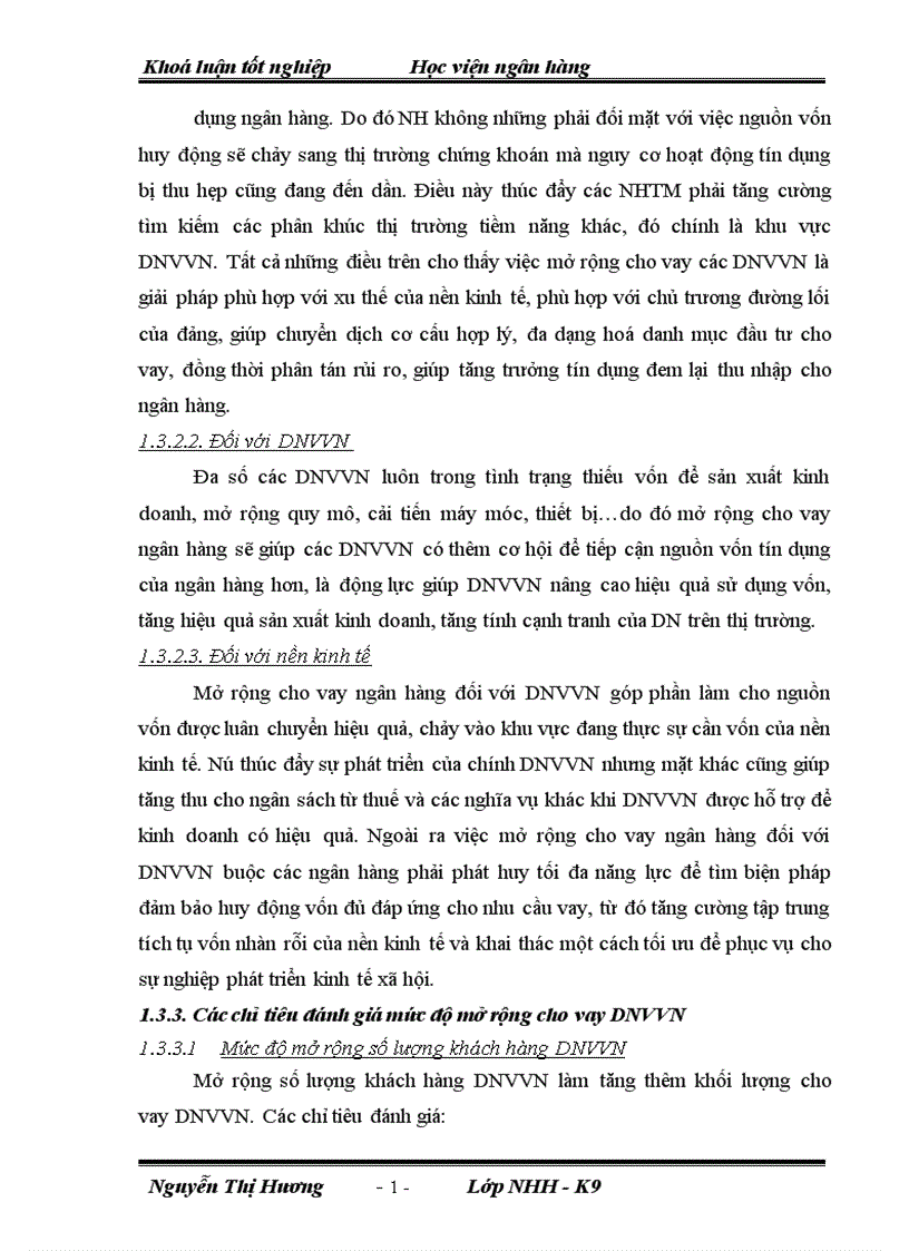 image for page Giải pháp mở rộng cho vay đối với DNVVN tại NHNN PTNT chi nhánh Thanh Trì