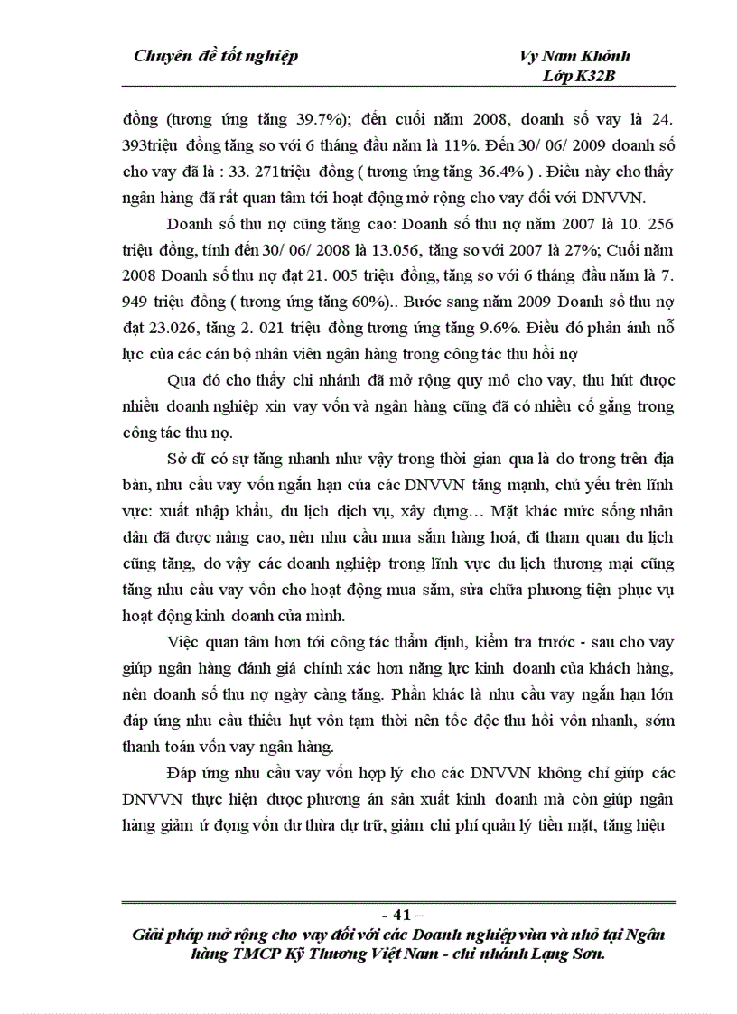 image for page Giải pháp mở rộng cho vay đối với DNVVN tại Techcombank Lạng Sơn