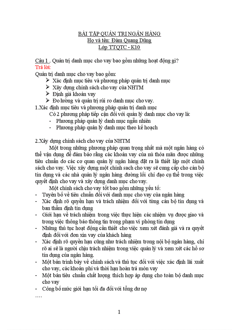 image for page Quản trị danh mục cho vay bao gồm những hoạt động gì