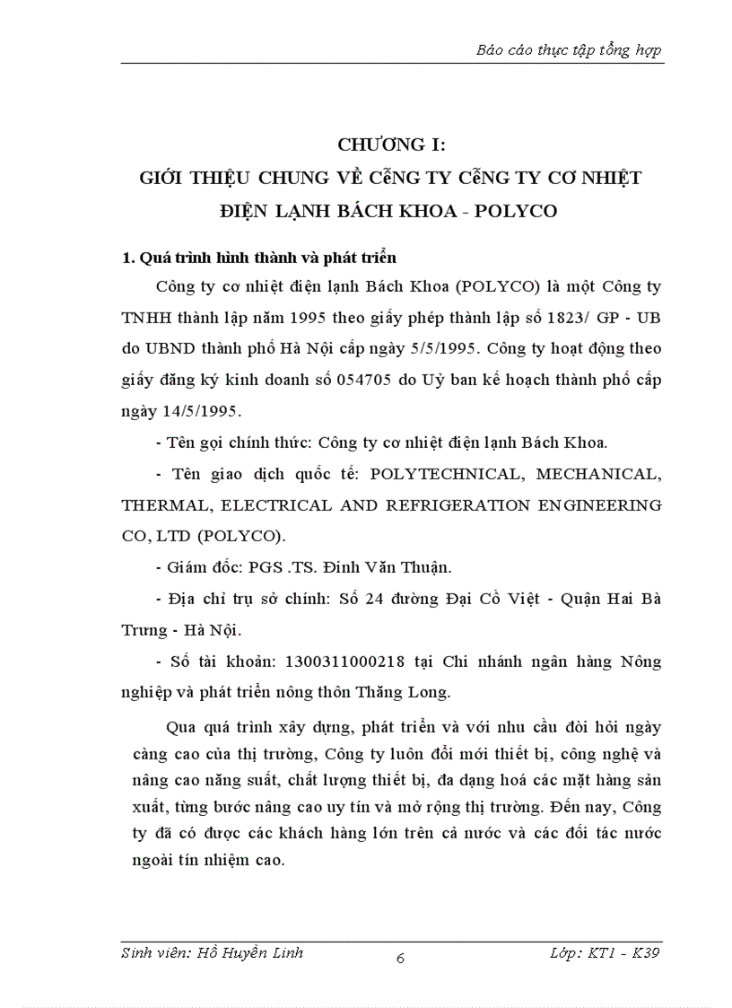 image for page Thực trạng và giải pháp hoàn thiện kế toán lao động tiền lương và các khoản trích theo lương tại Công ty TNHH Cơ nhiệt điện lạnh Bách Khoa 1