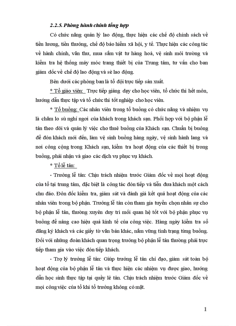 image for page Báo cáo thực tập tổng hợp tại Trung tâm thực hành nghề Khách sạn