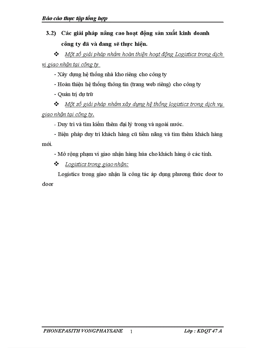 image for page Báo cáo thực tập tổng hợp tại Công ty TNHH DV Anh Minh Logistics