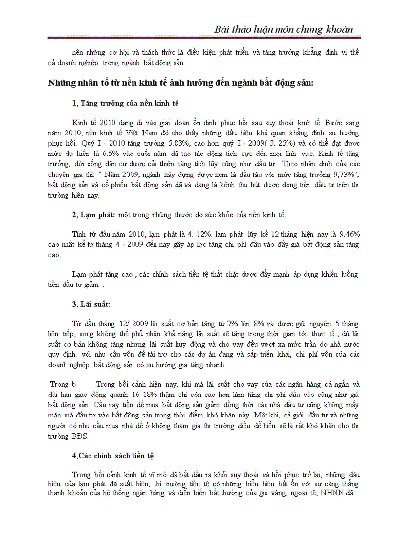 image for page Bài thảo luận môn chứng khoán