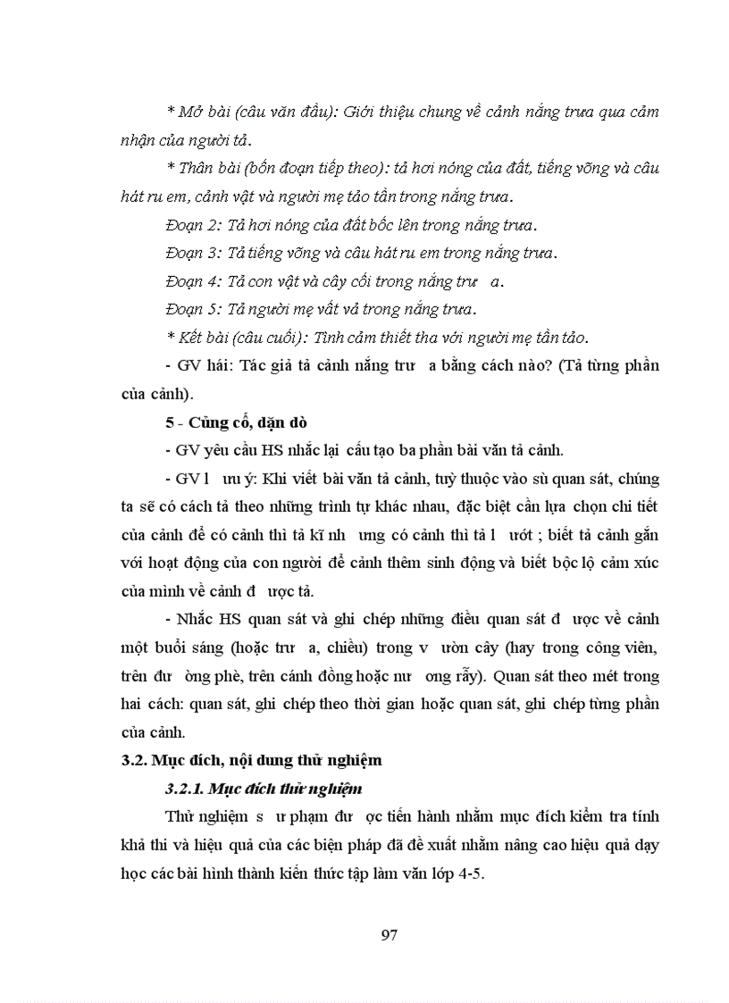 image for page Tổ chức dạy học các bài hình thành kiến thức tập làm văn cho học sinh lớp 4 5