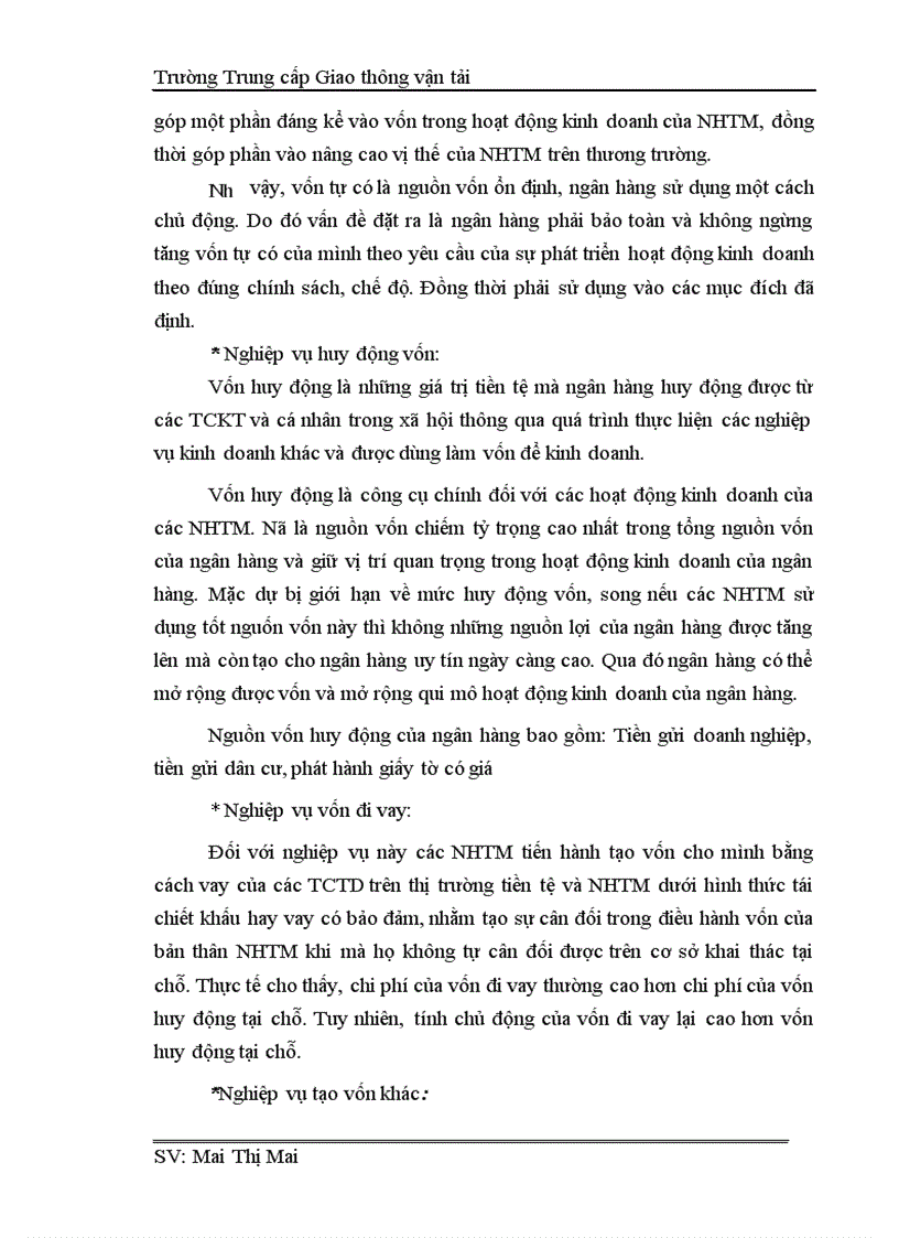 image for page Công tác huy động vốn tại Sở giao dịch I Ngân hàng thương mại Nam Việt thực trạng và giải pháp