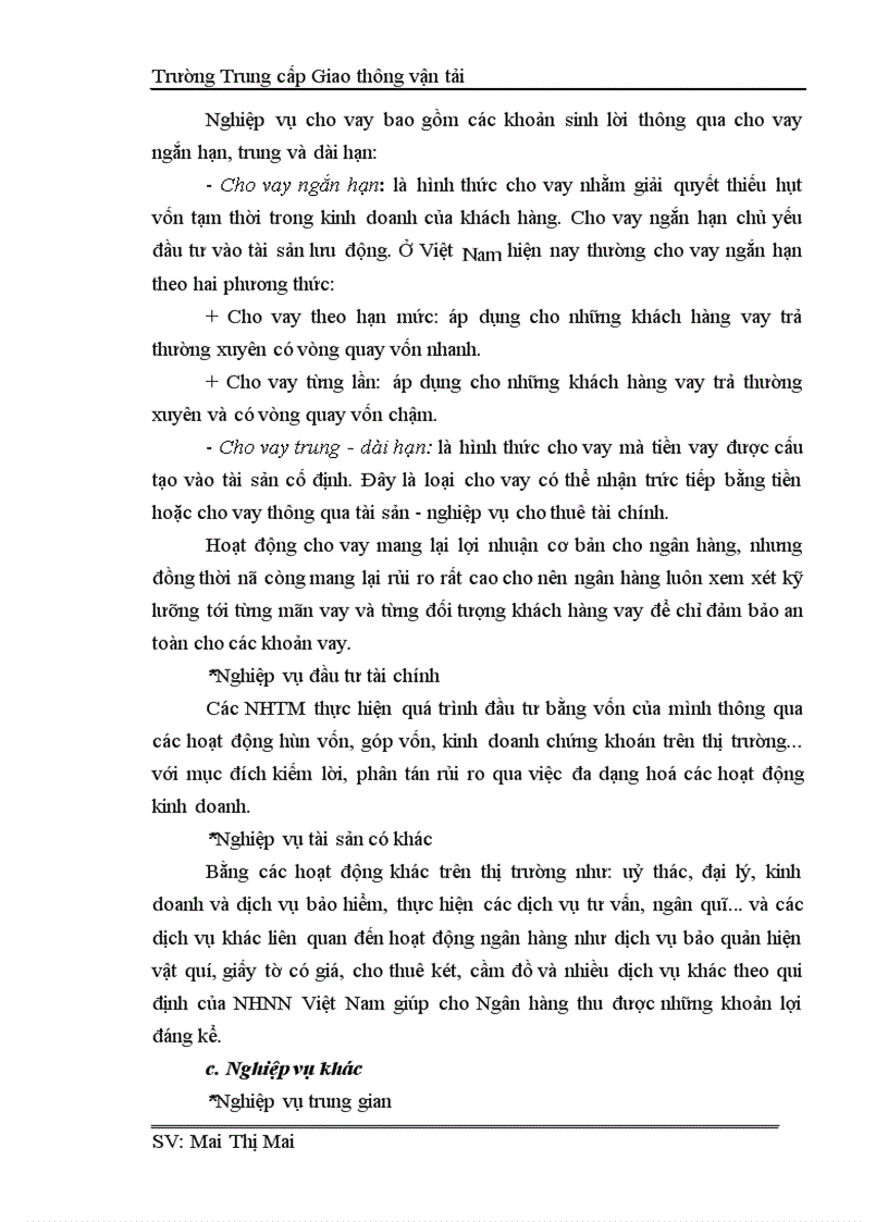 image for page Công tác huy động vốn tại Sở giao dịch I Ngân hàng thương mại Nam Việt thực trạng và giải pháp