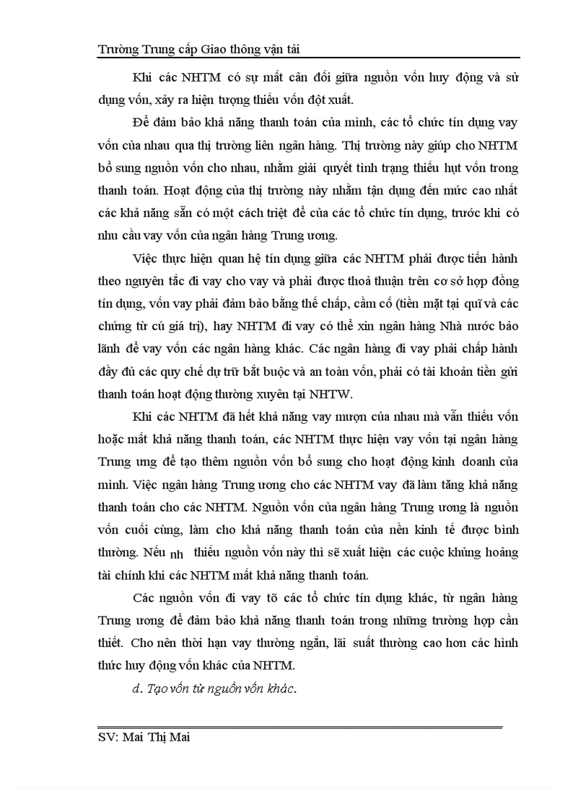 image for page Công tác huy động vốn tại Sở giao dịch I Ngân hàng thương mại Nam Việt thực trạng và giải pháp