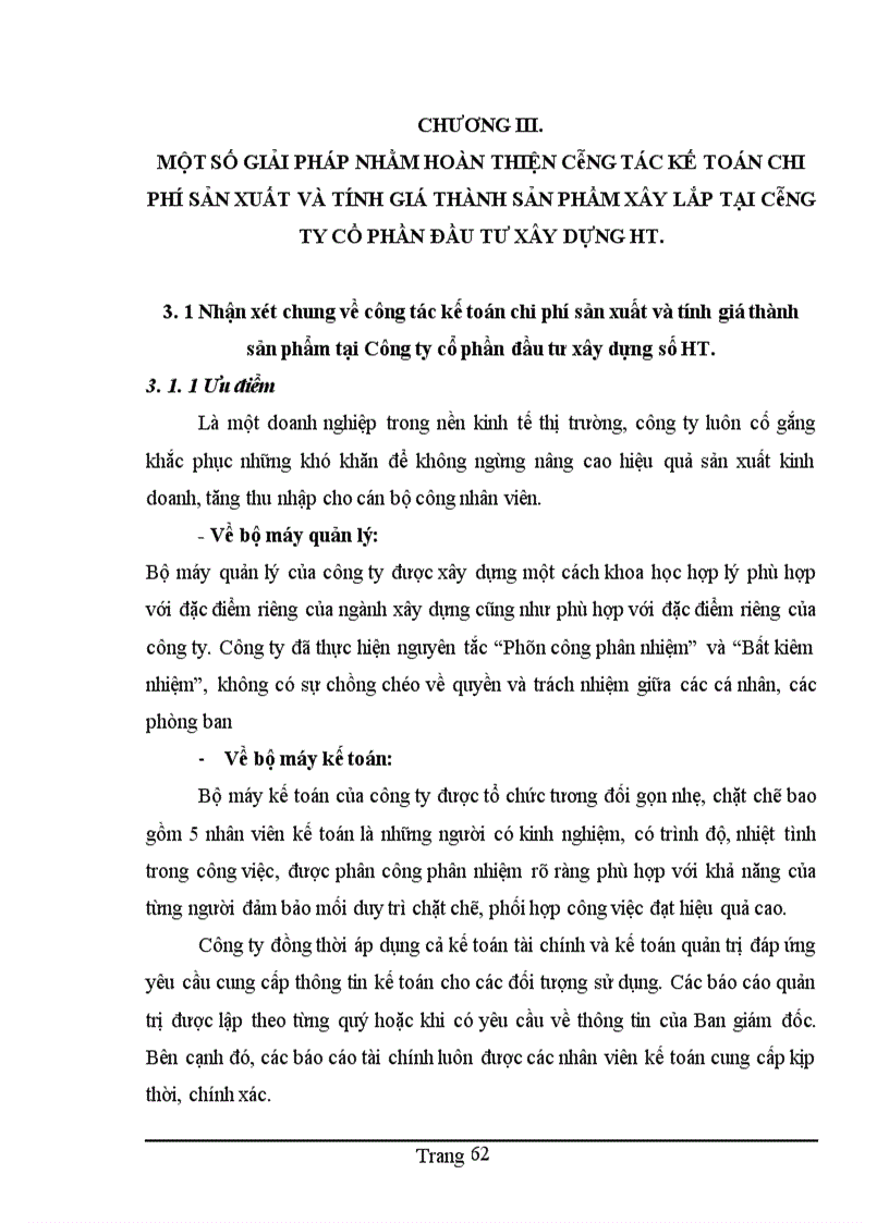 image for page Hoàn thiện kế toán chi phí sản xuất và tính giá thành sản phẩm tại Công ty Cổ phần Đầu tư xây dựng HT 1