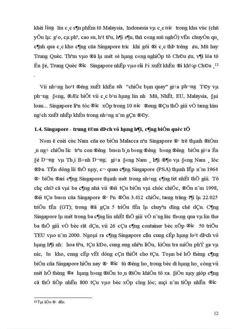 image for page Thực trạng quan hệ kinh tế thương mại Việt Nam Singapore giai đoạn 1995 2001