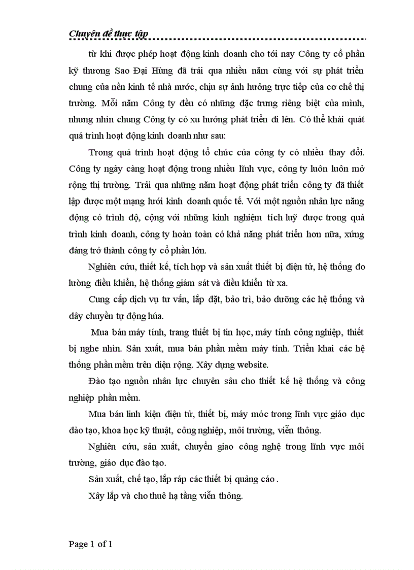 image for page Thực trạng thanh toán L C trong hoạt động XNK của Công ty Cổ Phần Kỹ Thương Sao Đại Hùng