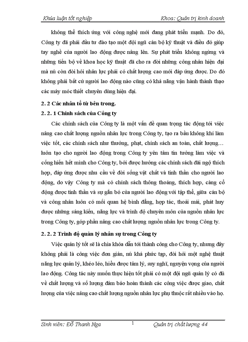 image for page Nâng cao chất lượng nguồn nhân lực tại Công ty Cổ phần đầu tư và xây dựng số 4 1