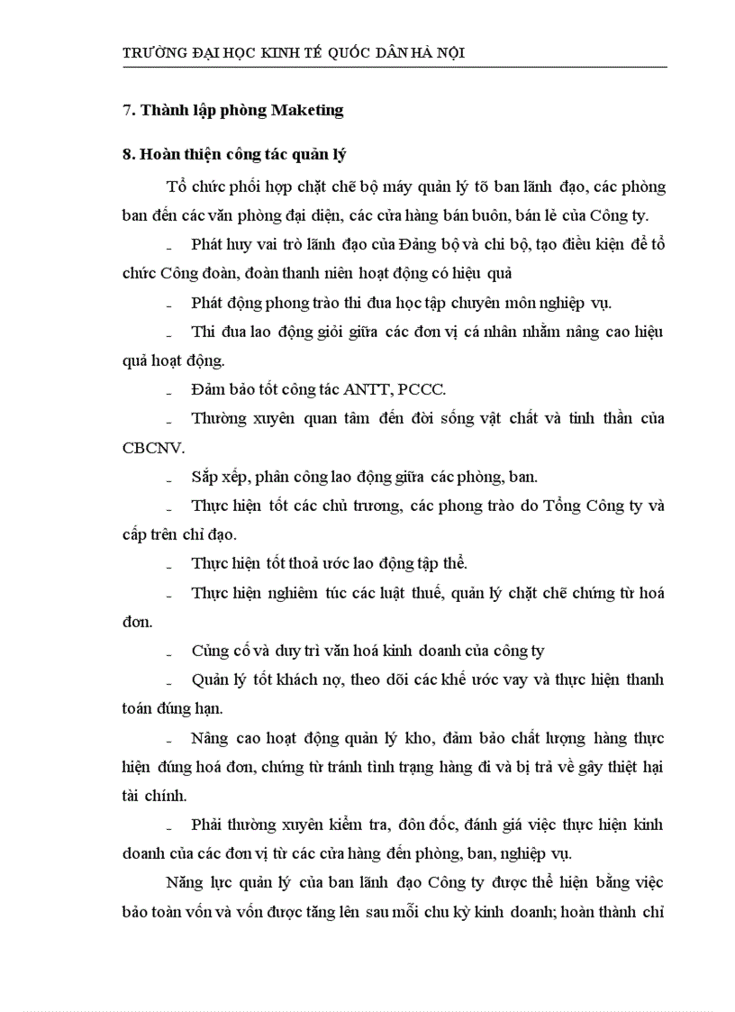 image for page Về một số giải pháp để đẩy mạnh công tác bán hàng tại Công ty Vật tư Kỹ thuật Xi măng Đề cương