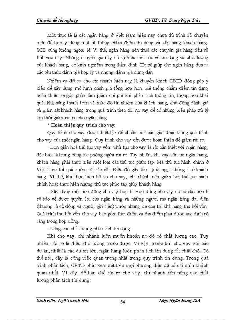 image for page Giải pháp hạn chế rủi ro trong hoạt động cho vay tại Ngân hàng thương mại cổ phần Sài Gòn chi nhánh Hà Nội 1