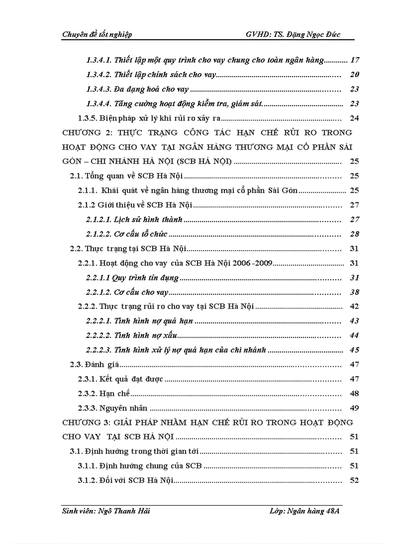 image for page Giải pháp hạn chế rủi ro trong hoạt động cho vay tại Ngân hàng thương mại cổ phần Sài Gòn chi nhánh Hà Nội 1