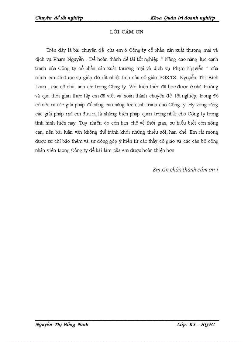 image for page Nâng cao năng lực cạnh tranh của Công ty Cổ phần sản xuất thương mại và dịch vụ Phạm Nguyên 1