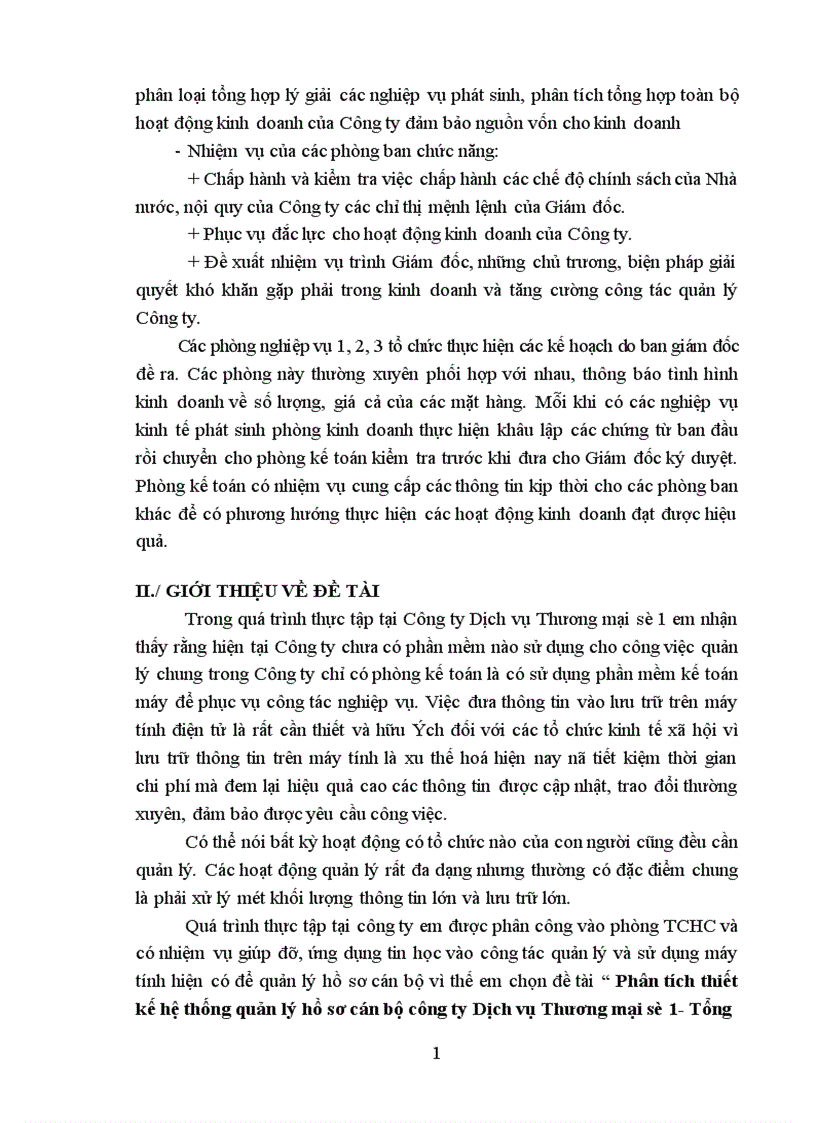 image for page Phân tích thiết kế hệ thống quản lý hồ sơ cán bộ 1