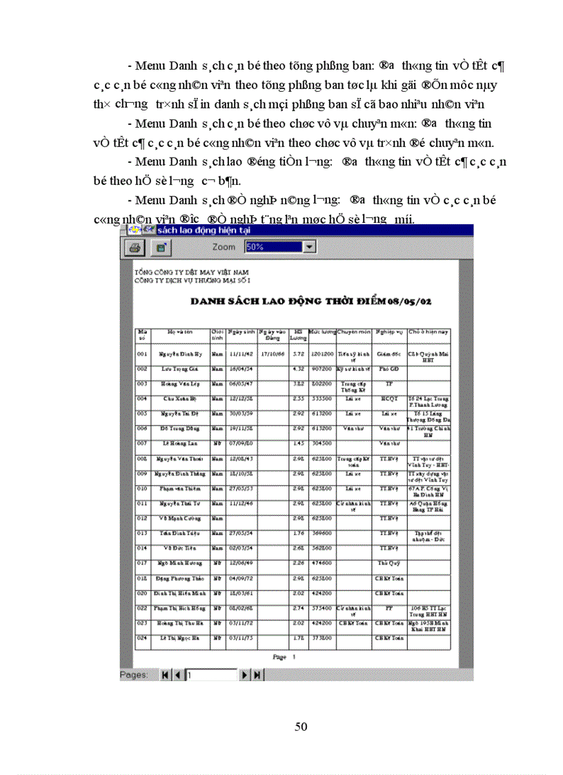 image for page Phân tích thiết kế hệ thống quản lý hồ sơ cán bộ 1