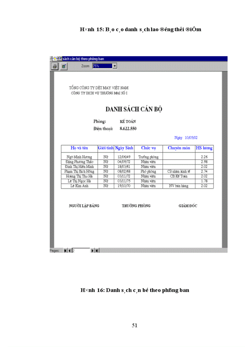 image for page Phân tích thiết kế hệ thống quản lý hồ sơ cán bộ 1