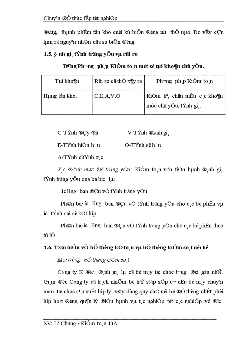 image for page Hoàn thiện Kiểm toán chu trình hàng tồn kho trong Kiểm toán báo cáo tài chính tại Công ty cổ phần Kiểm toán Tư vấn thuế 1