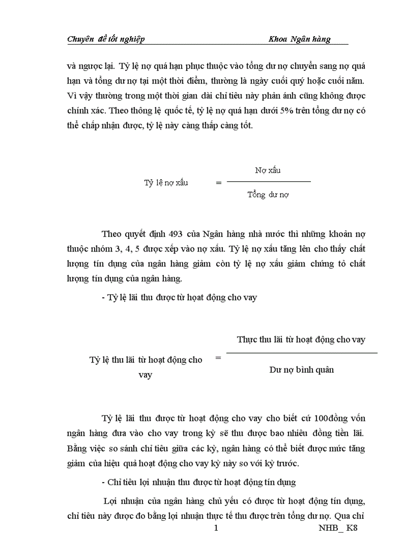 image for page Nâng cao chất lượng tín dụng đối với hộ sản xuất tại NHNo PTNT Đông Bình tỉnh Nam Định 1