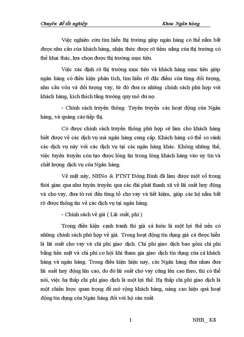 image for page Nâng cao chất lượng tín dụng đối với hộ sản xuất tại NHNo PTNT Đông Bình tỉnh Nam Định 1