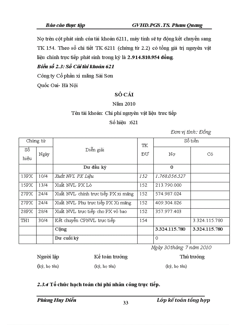 image for page Một số đánh giá về tình hình tổ chức hạch toán kế toán tại Công ty cổ phần xi măng Sài Sơn