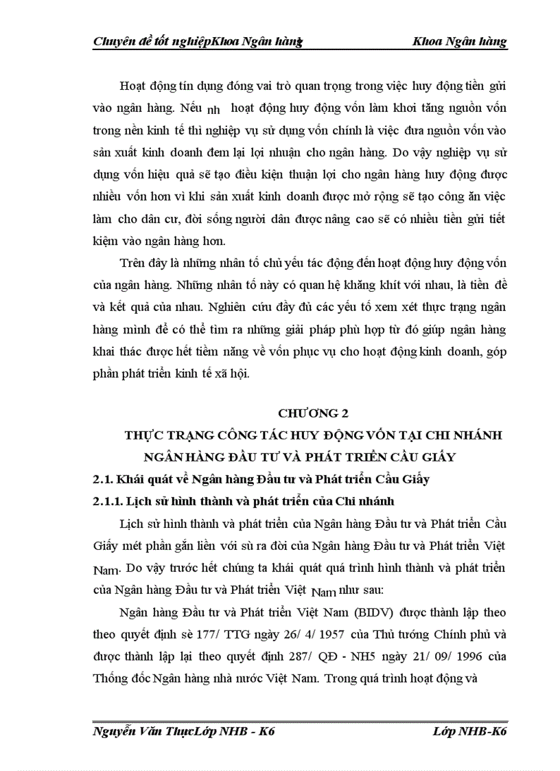 image for page Giải pháp mở rộng vốn huy động tại Chi nhánh BIDV Cầu Giấy 1