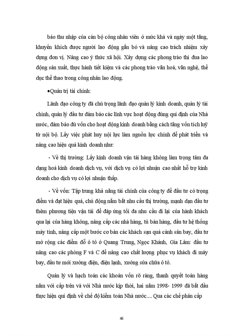 image for page Phân tích hoạt động sản xuất kinh doanh của công ty dịch vụ Hàng Không sân bay Nội Bài 1