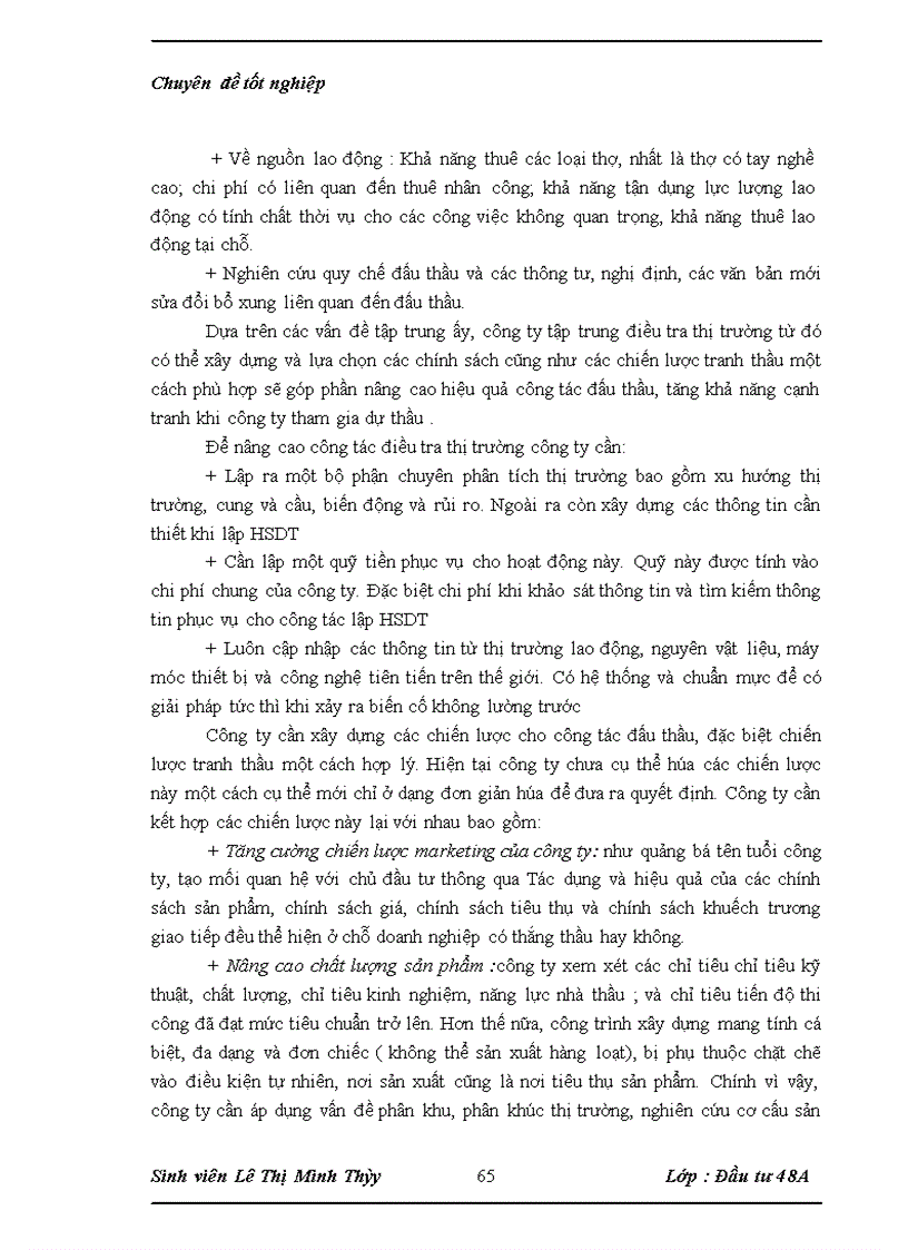 image for page Một số giải pháp nhằm nâng cao khả năng thắng thầu trong đấu thầu xây lắp tại công ty cổ phần xây dựng Số 1 Sông Hồng