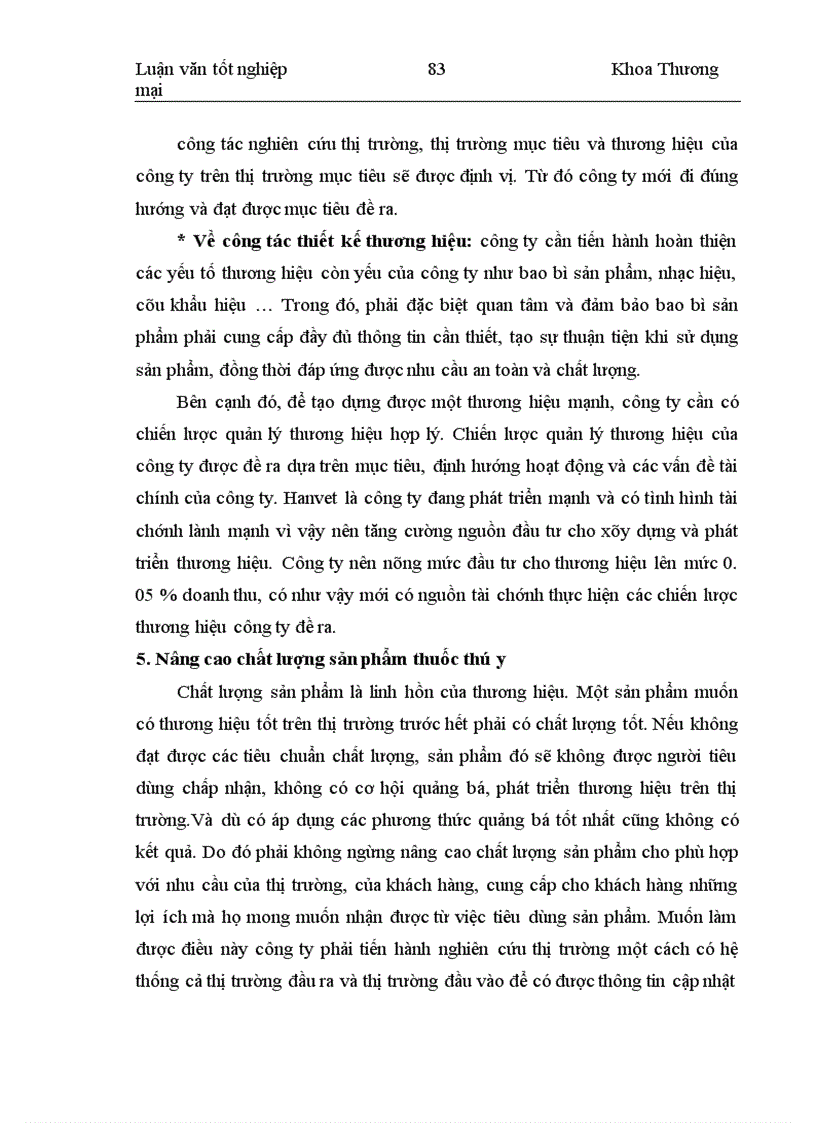 image for page Một số giải pháp xây dựng và phát triển thương hiệu sản phẩm tại công ty Cổ phần Dược và Vật tư thú y Hanvet 1