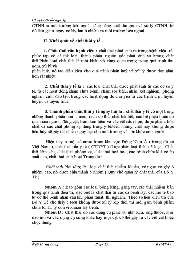 image for page Đánh giá thực trạng quản lý chất thải y tế nguy hại trên địa bàn Tỉnh Nam Định 1